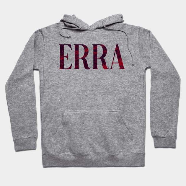 Erra - Simple Typography Style Hoodie by Sendumerindu